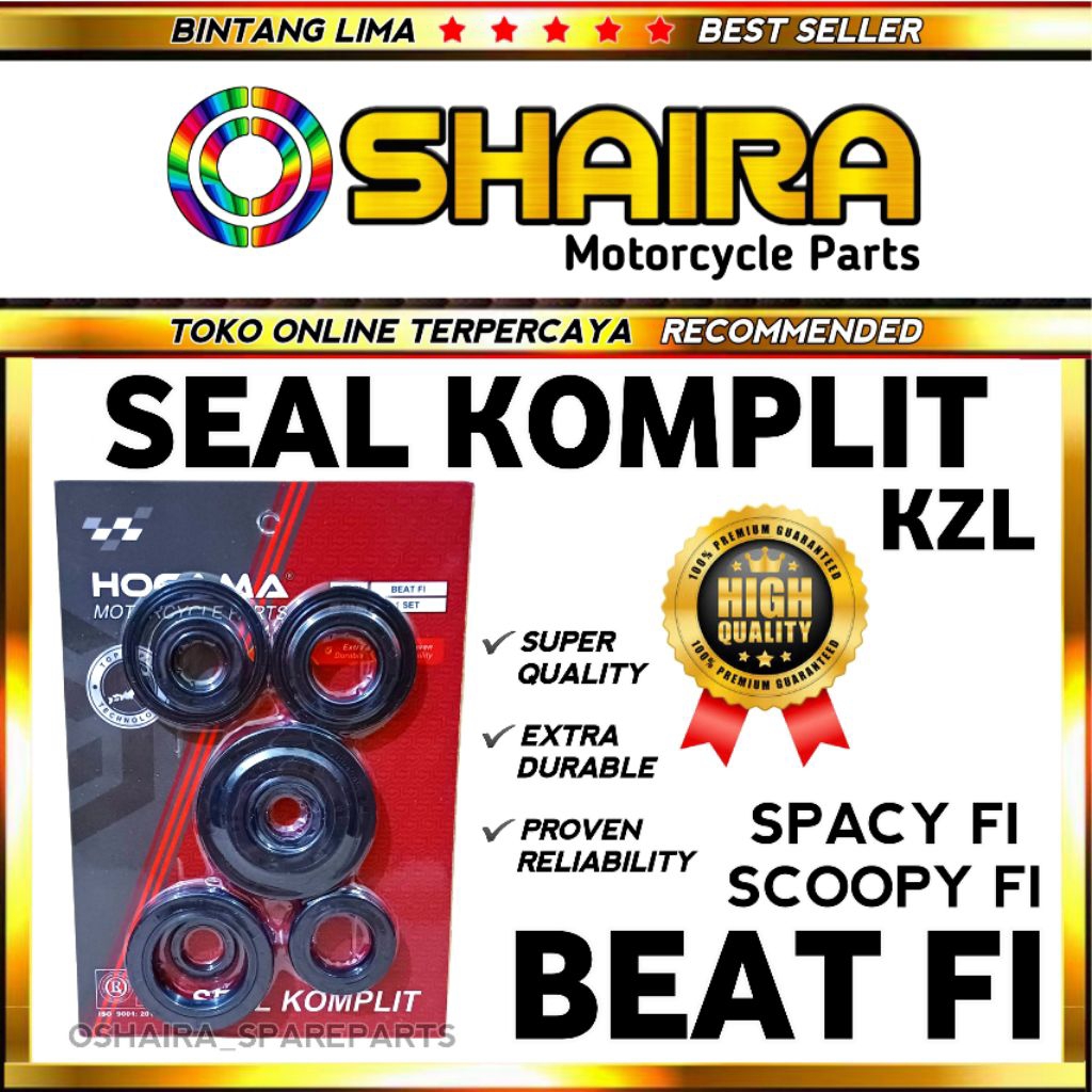 SEAL KOMPLIT BEAT FI / OIL SEAL KIT BEAT FI / OIL SEAL SET BEAT FI / SEAL OIL KOMPLIT BEAT FI / SEAL