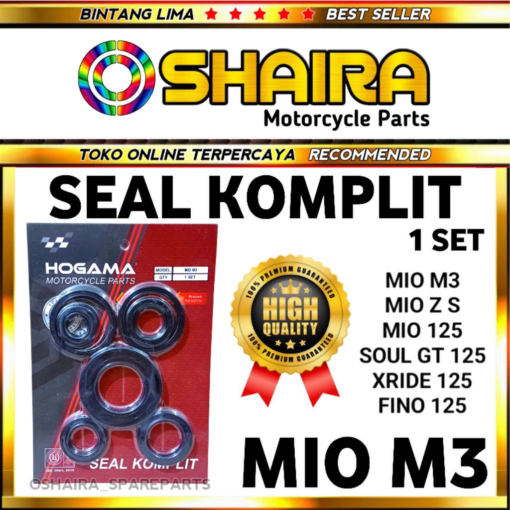 SEAL KOMPLIT MIO M3 / SIL SEAL SET MIO M3 / SEAL OLI KOMPLIT MIO M3 / OIL SEAL KIT MIO M3 / SIL KOMP
