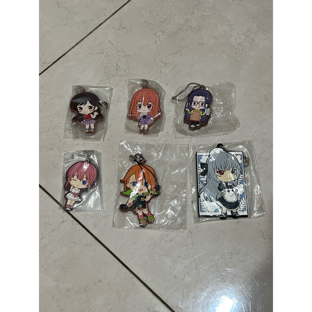 Rubber Keychain Yuru Camp - Ichika Yotsuba Gotoubun - Chizuru Kanokari - Tensura