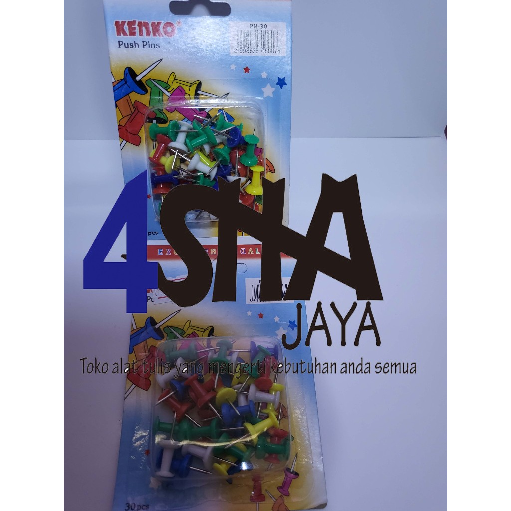 

Push Pin/Paku Tusuk Mading Pelangi