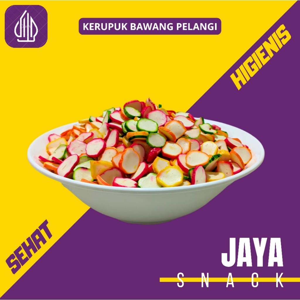 

Kerupuk Bawang Warna Warni Pelangi Grade A Super Mentah