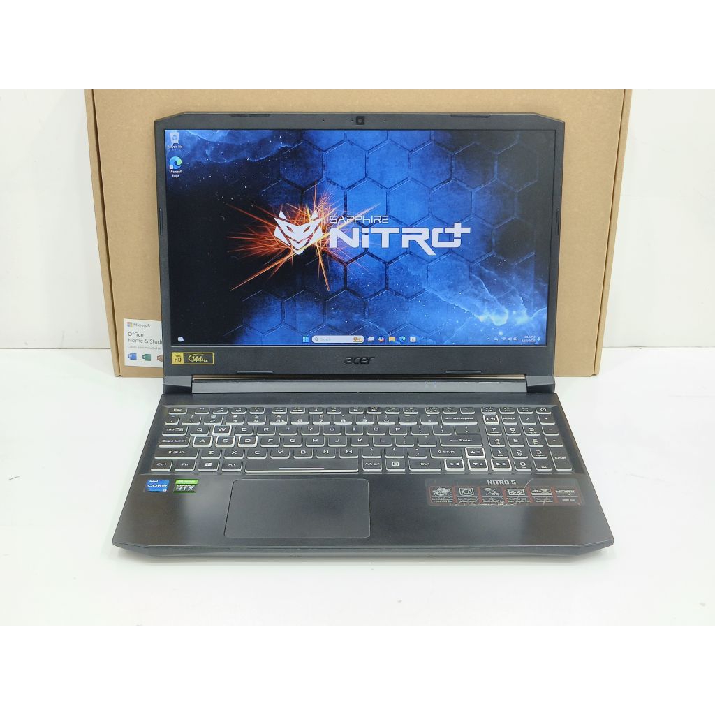 acer nitro 5 intel core i5-11400H rtx 3050 4gb ram 16gb ssd 512gb