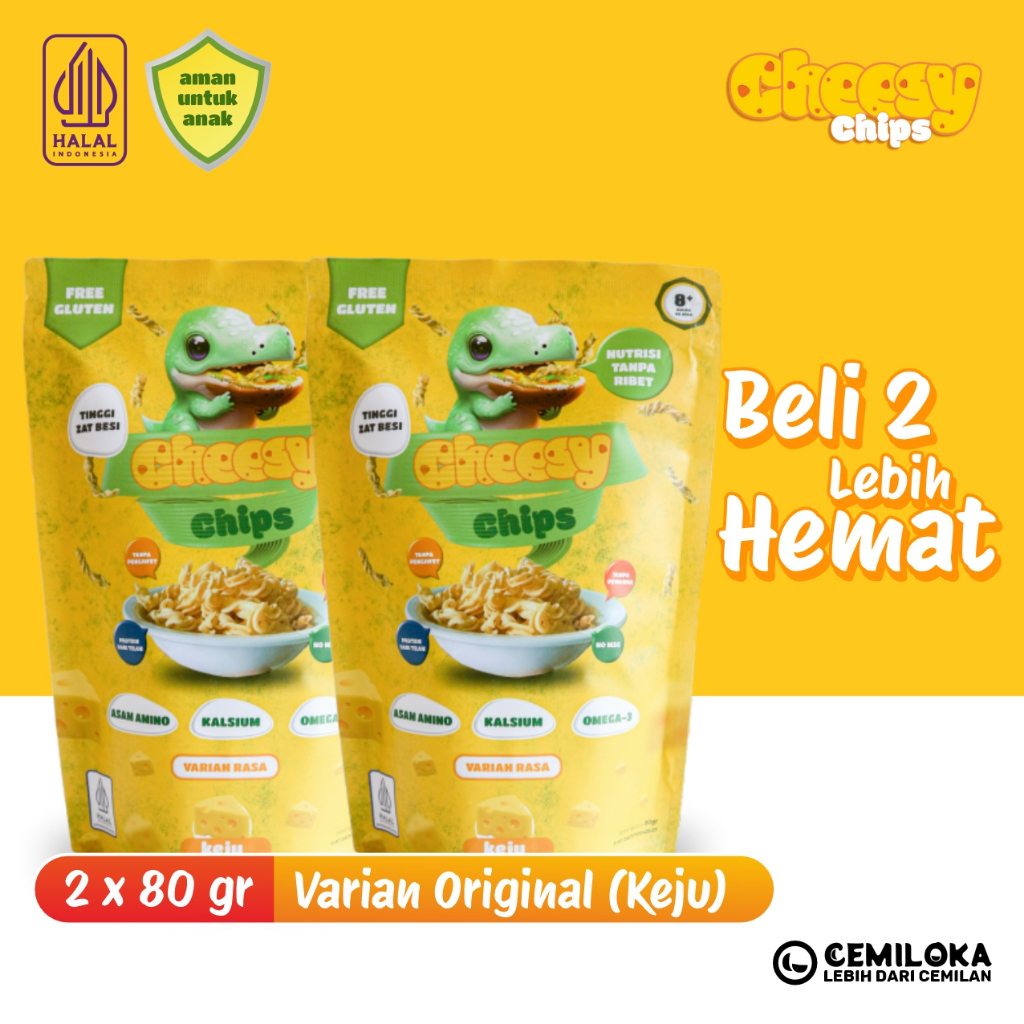 

CHEESY CHIPS ORIGINAL KEJU 2 LEBIH HEMAT
