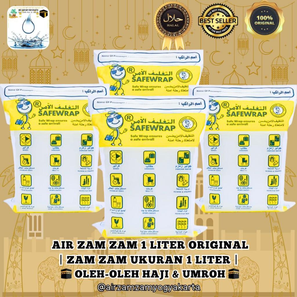 

Air ZAM ZAM 1 Liter 100% Asli | Air zamzam 1 liter safewrap original