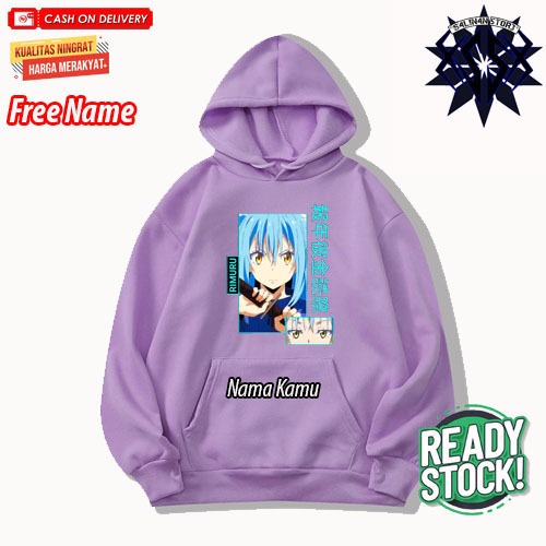 Sweater Hoodie Anak Unisex Anime Tensei Shitara Slime Datta RIMURU TEMPEST