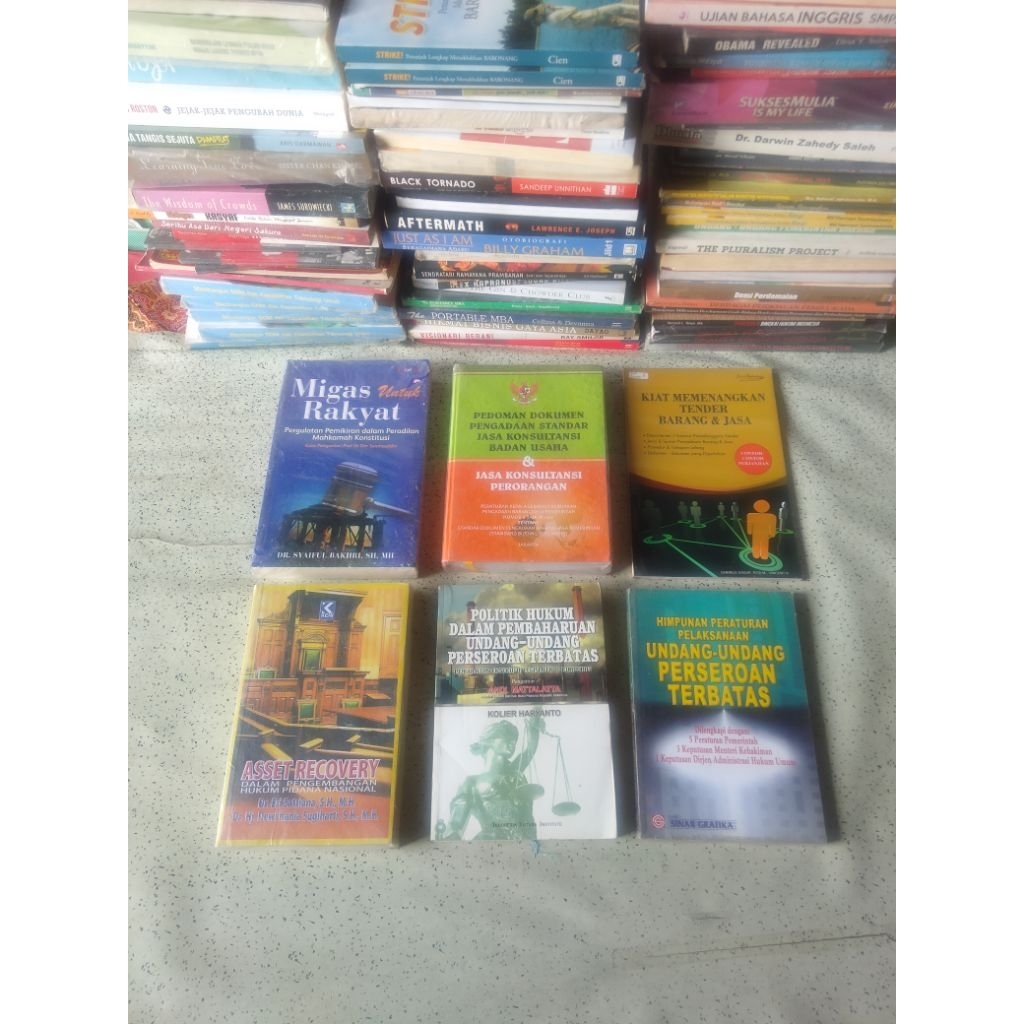 Buku Hukum, HUKUM EKONOMI, ACARA PERDATA, HUKUM PAJAK, PERSEROAN TERBATAS, HAK CIPTA, MIGAS UNTUK RA