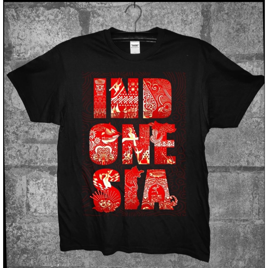 Kaos kustom Indonesia doodle art