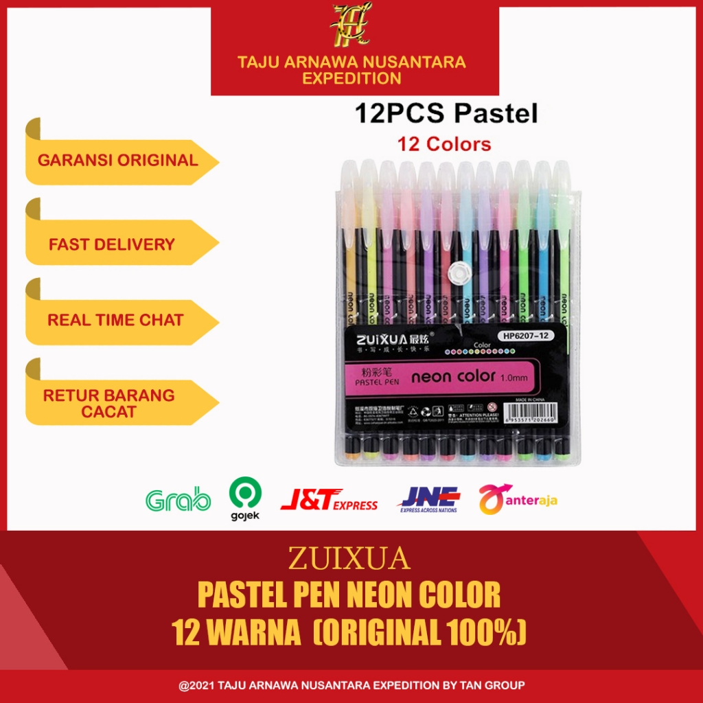 

Ballpoint Zuixua Glitter Pastel 12 Warna / Bolpen Glitter Zuixua / Bolpen Zuixua Pastel