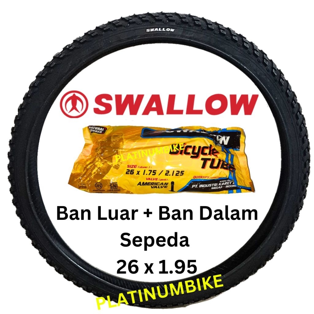 PAKET Ban Luar + Ban Dalam 26 x 1.95 Sepeda MTB Federal