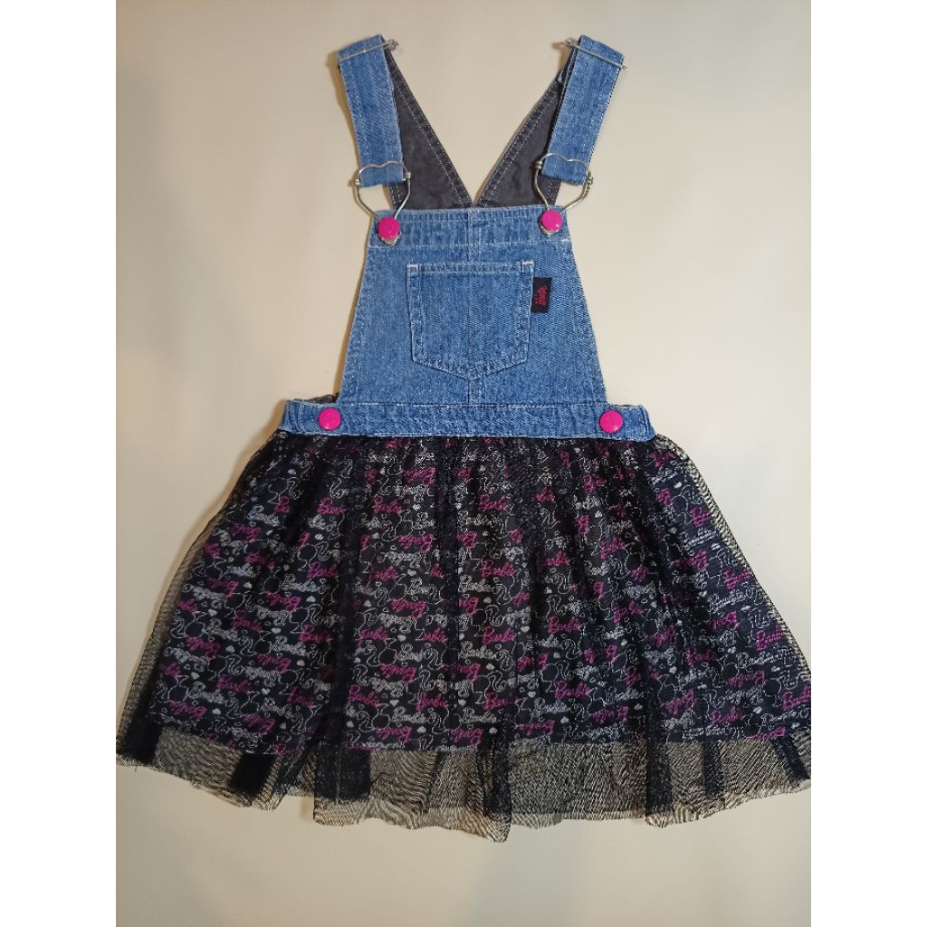 Overall Jeans Anak / Overall Rok Pendek Jeans Anak Perempuan 1-2 Tahun - Jumpsuit Romper Denim Model
