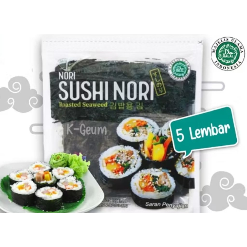 

SUSHI NORI JAVA 5 LEMBAR HALAL DAN ENAK