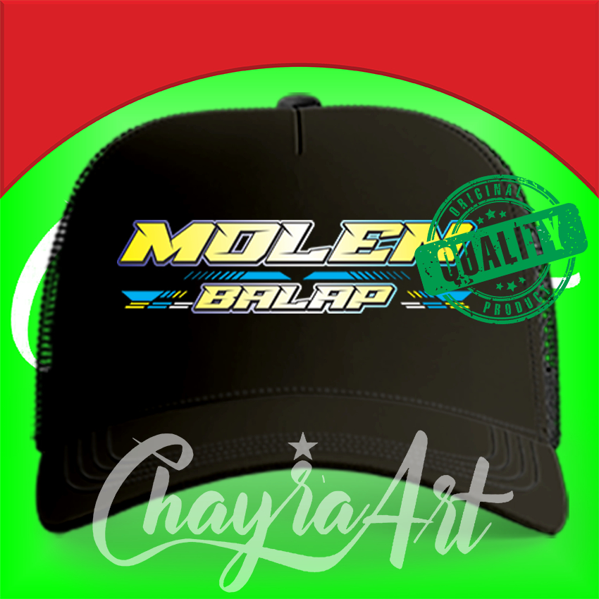 ChayraArt TOPI MOLEN COR BETON TERBARU TRUCKER JARING PREMIUM