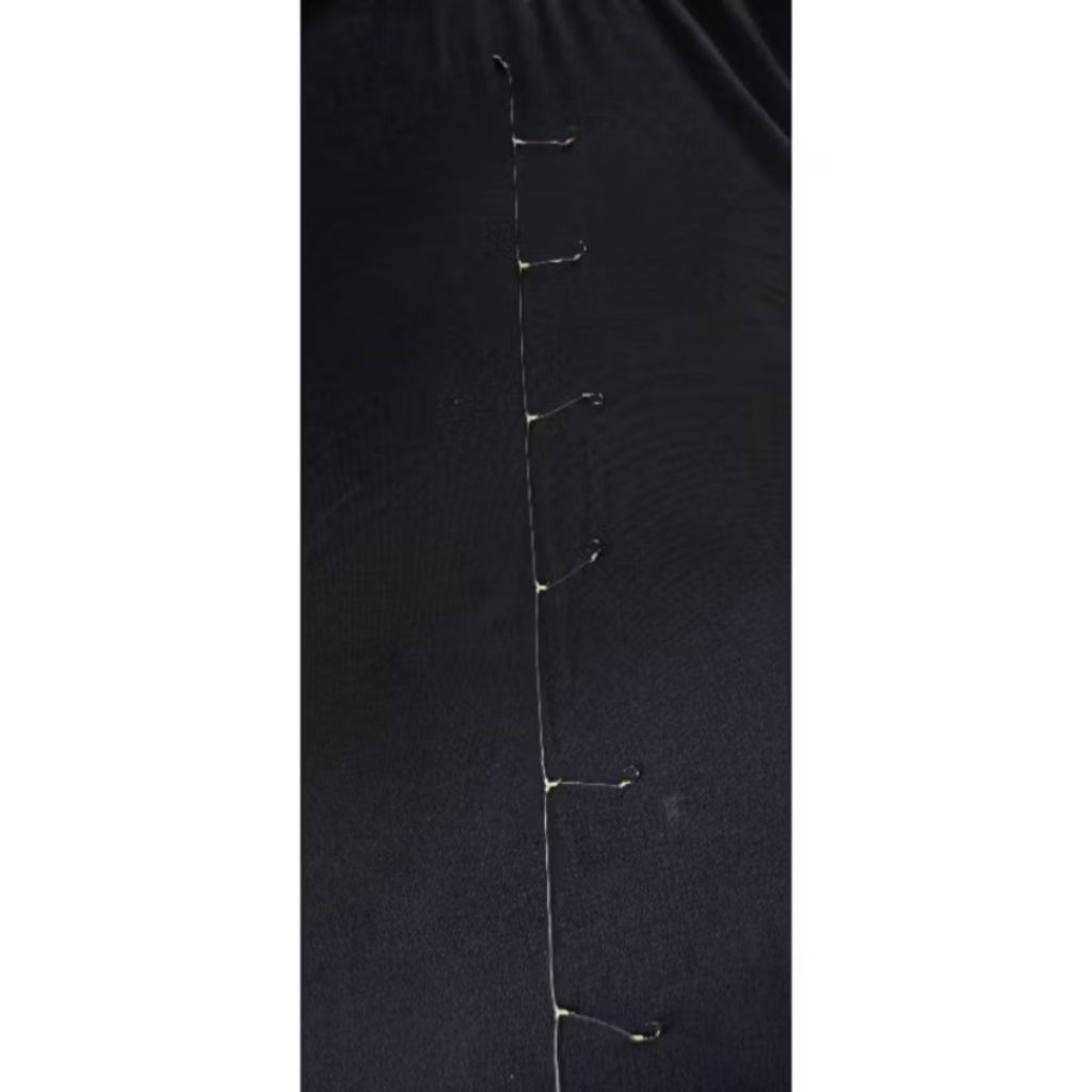 rangkaian kail pancing 5 mata kail, rakitan ikan bandeng dan kiper/ketang-ketang atau ikan dasaran