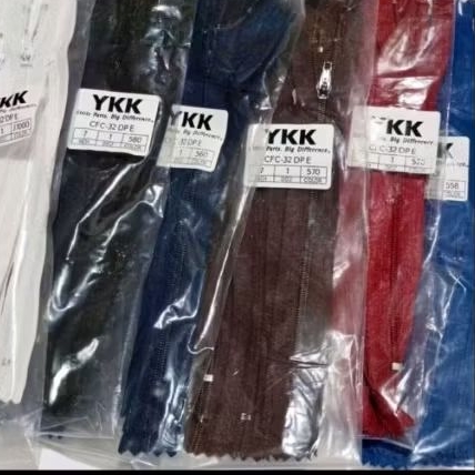 resleting celana ykk/resleting celana bahan/reslting ykk 7 inch