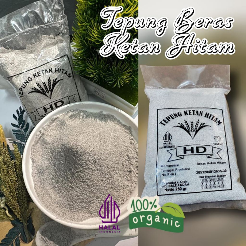 

Tepung Beras Ketan Hitam Hd premium bestquality asli indonesia