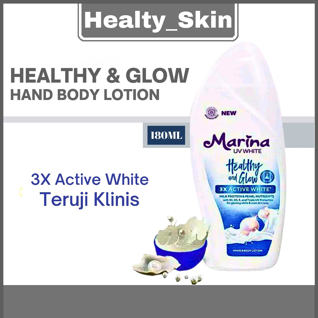 HANDBODY MARINA UV WHITE HB BRIGHT HEALTHY GLOW COLLAGEN - Health & glow 185 ml