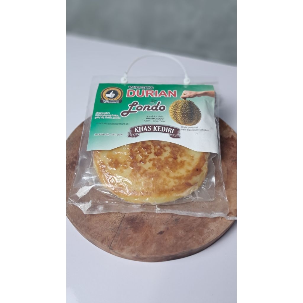 

Wingko Londho Tjap Kediri Rasa Buah Durian + Butter - Kue Basah Khas Kediri