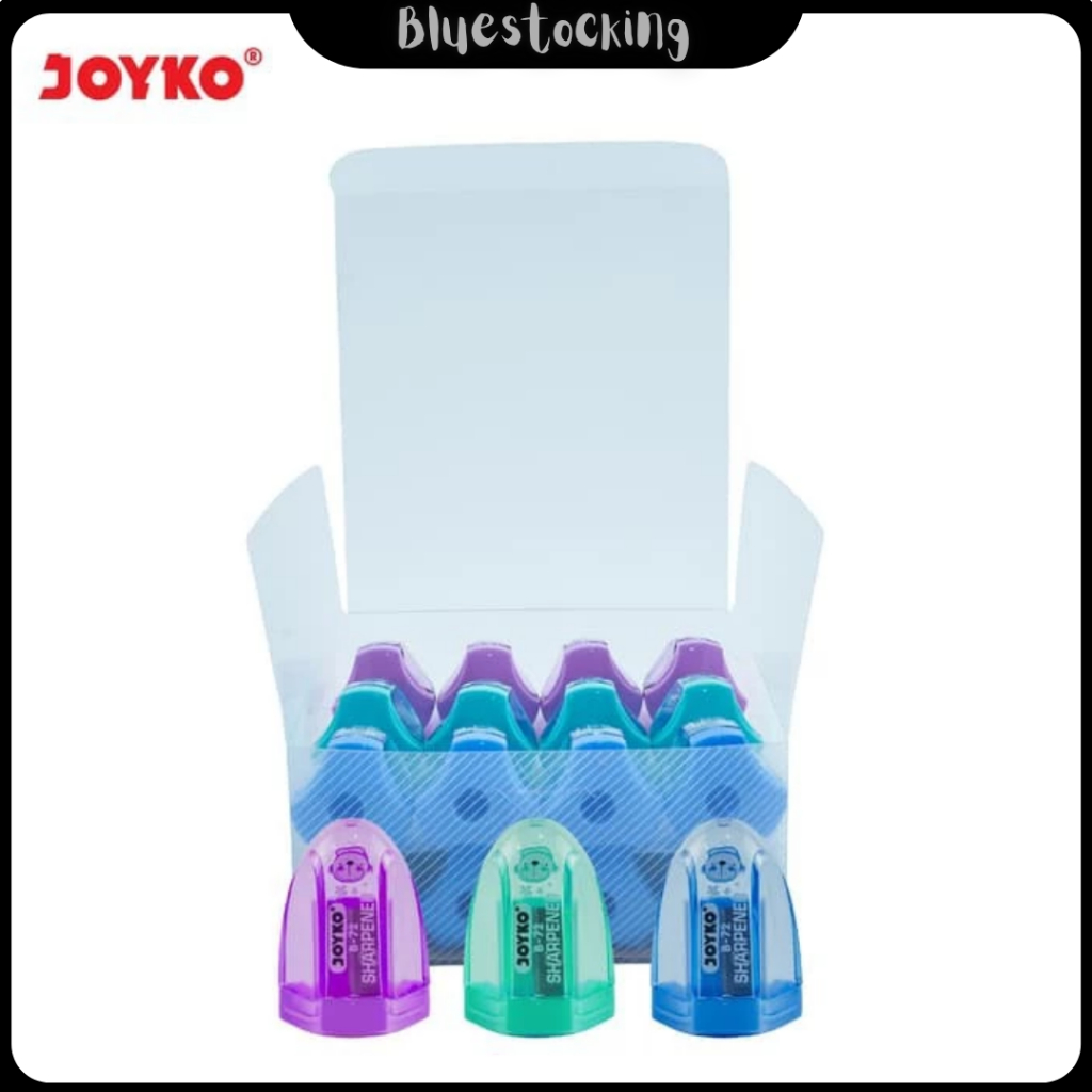 

Sharpener Rautan Serutan Joyko B-72 satuan hijau ungu biru rautan satu lubang joyko lucu rautan manual murah
