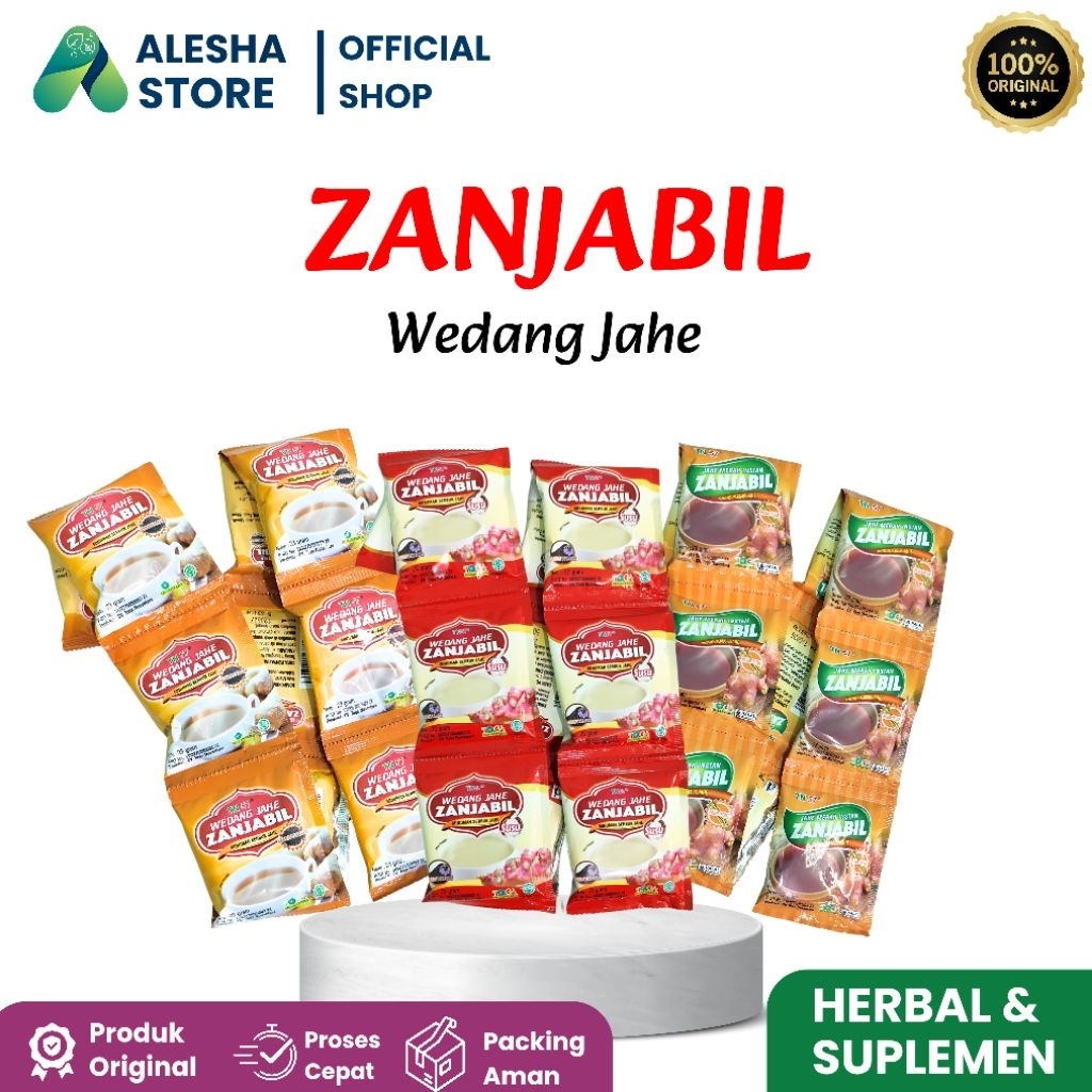 

1 renceng ( 10 Sachet ) Wedang Jahe Zanjabil Varian - Toga Nusantara