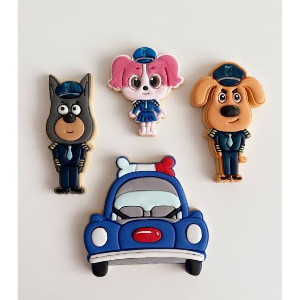 

Catanova Butter Cookies Kukis Hias Karakter Sherif Labrador