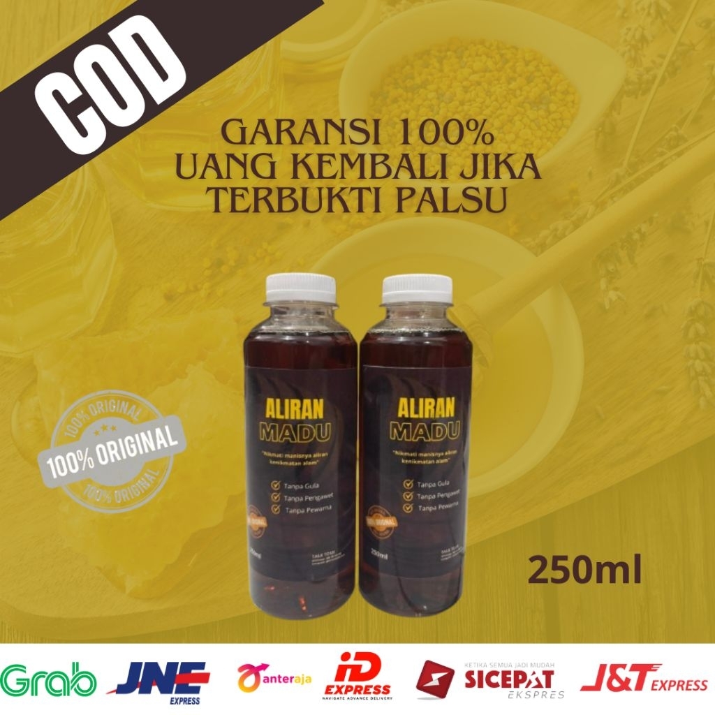 

Madu murni 250 ml, original 100% tanpa campuran