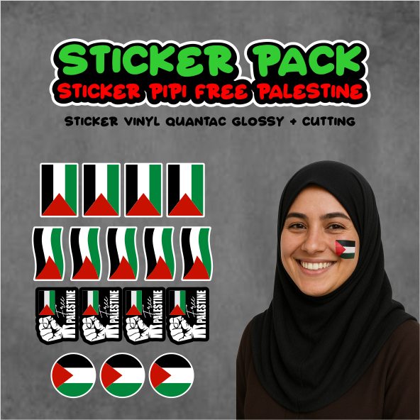 

Sticker Pack Sticker Pipi Free Palestine Anti Air