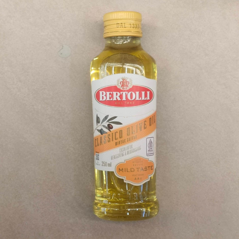 

Bertolli Classico Olive Oil 250ml - Mild Taste untuk menggoreng & memanggang