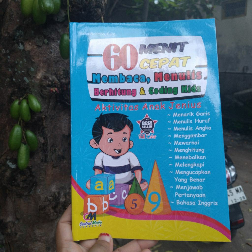 BUKU 60 menit cepat membaca menulis berhitung dan coding kids