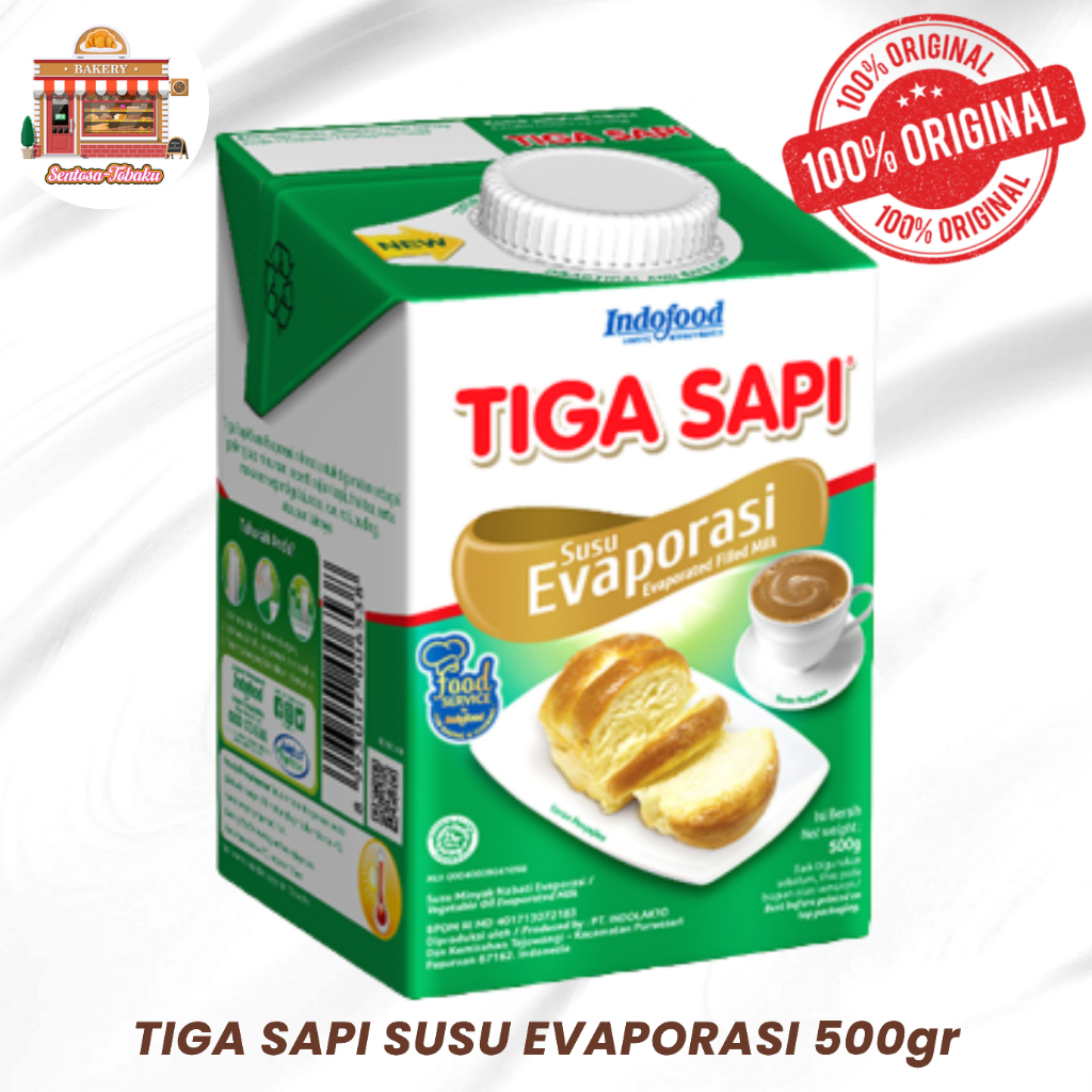 

SUSU EVAPORASI TIGA SAPI INDOFOOD 500Gr (EXP MARET 2025)