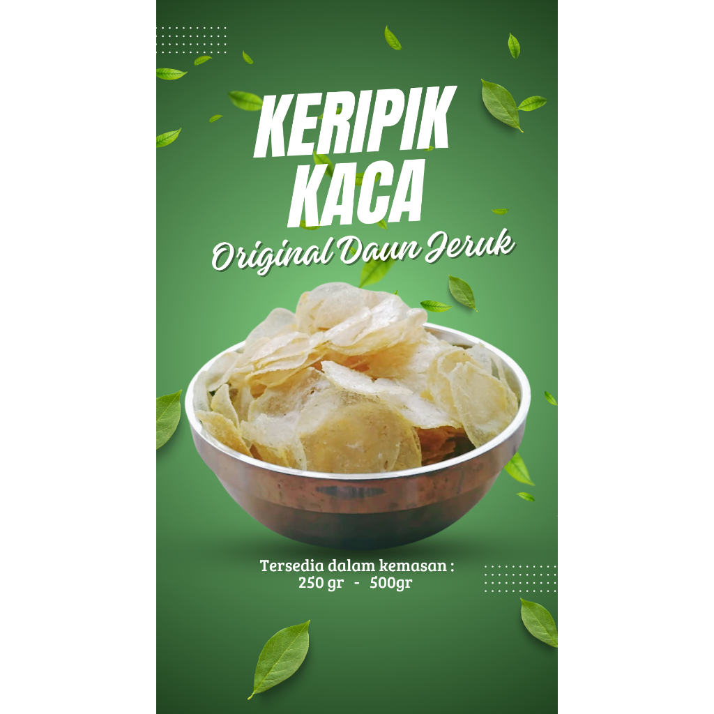 

Keripik Kaca Original Daun Jeruk 500gr | Kripca 250 gr | Bumbu Melimpah | Camilan Renyah