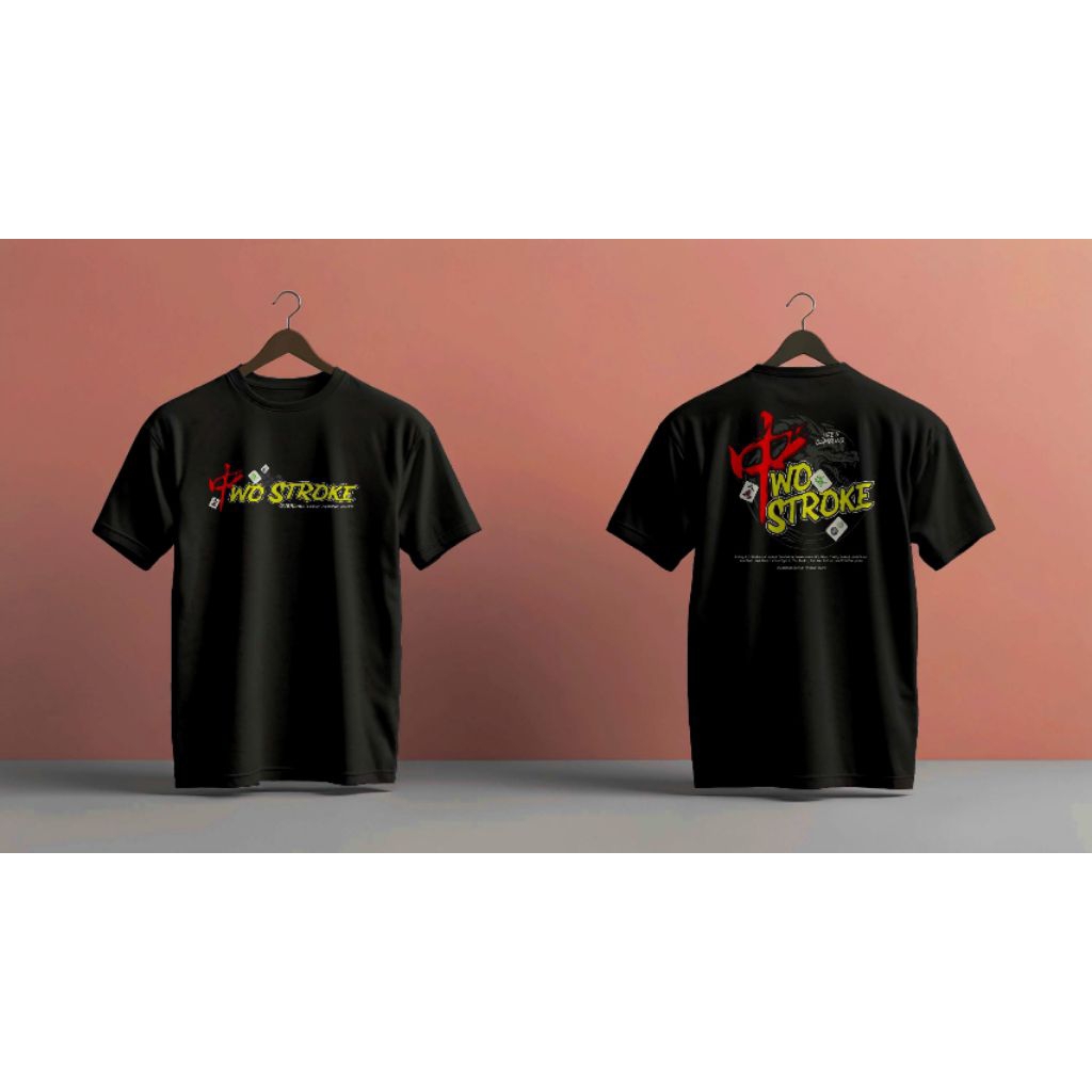 TERBARU Kaos distro Slot Mahjong 2Stroke // Kaos motif Slot Mahjong TwoStroke M L XL XXL