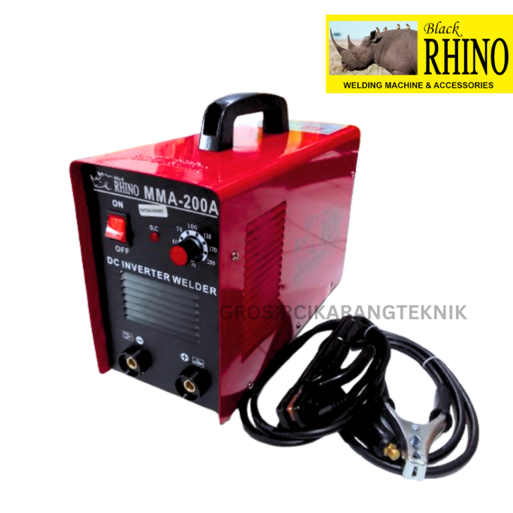 Mesin Las Listrik Trafo Las Inverter RHINO MMA-200A