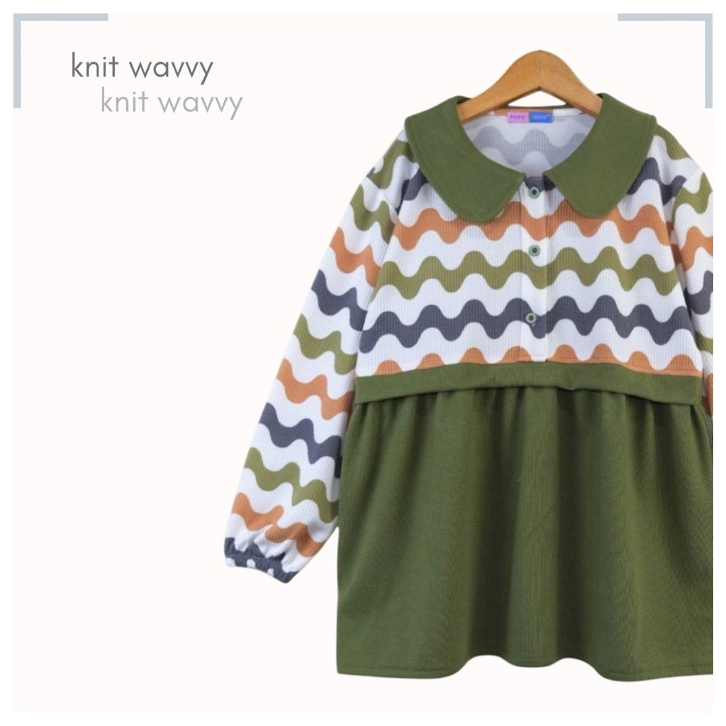 Baju Atasan Korean Style Blus Anak Perempuan Kaos Knit Lengan Panjang Usia 6 7 8 9 10 11 tahun