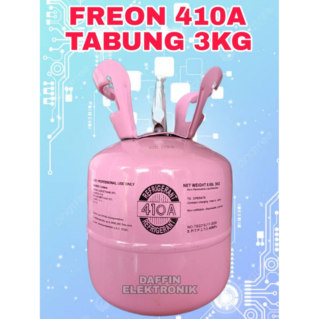 FREON R410a 3 Kg Tabung Kecil