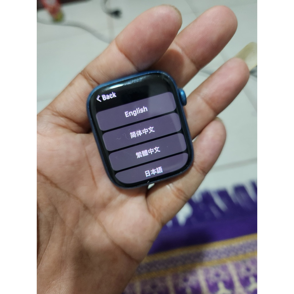 iwatch seri 7 45mm icloud