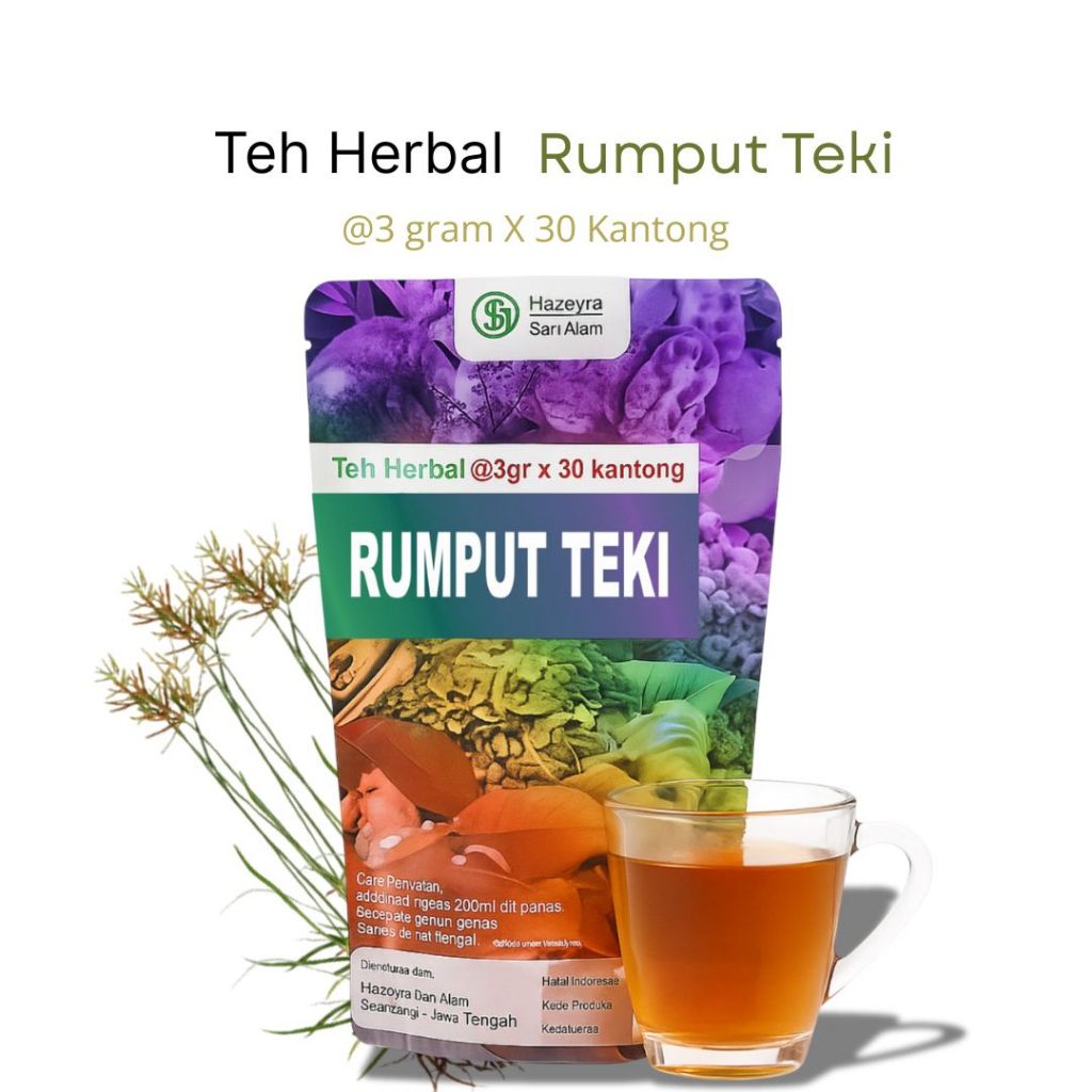 

teh herbal rumput teki isi 30pcs