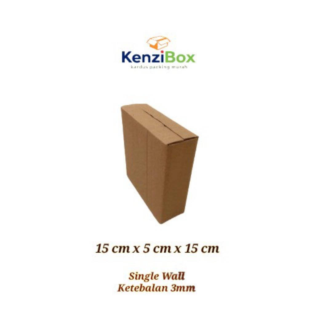 

kardus / karton / box uk. 15 x 5 x 15 cm single wall