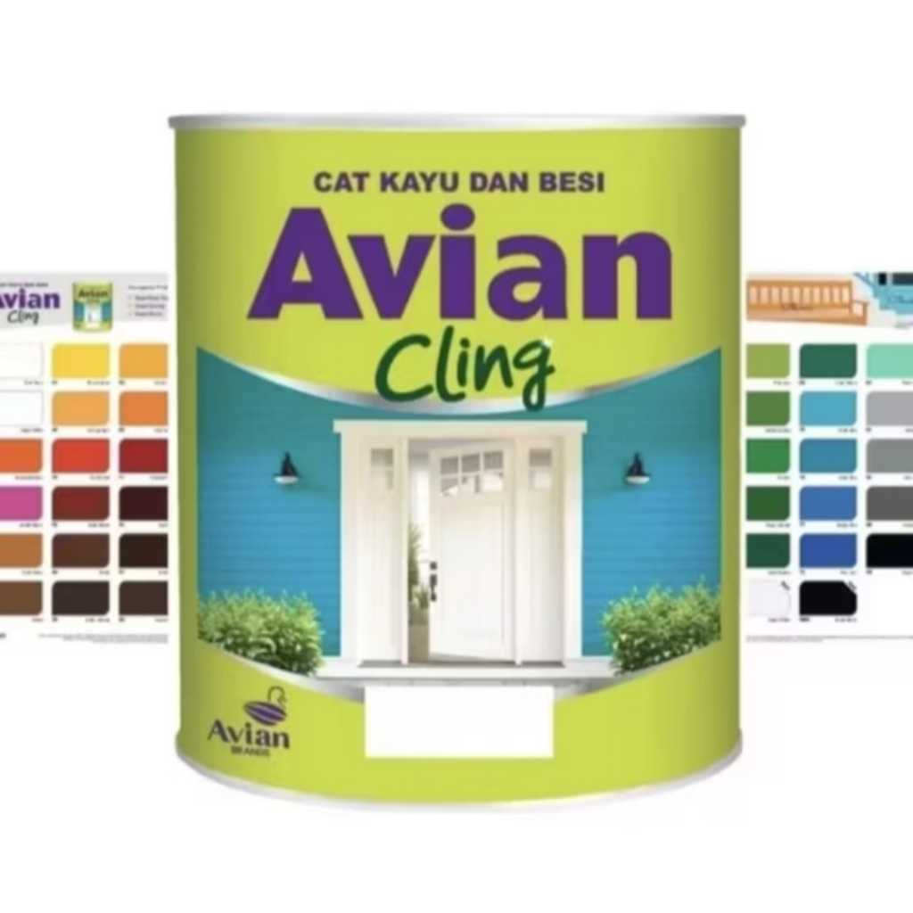 SMAKMUR CAT MINYAK KAYU DAN BESI/CAT KAYU DAN BESI AVIAN/CAT MINYAK AVIAN KAYU DAN BESI 1 KG