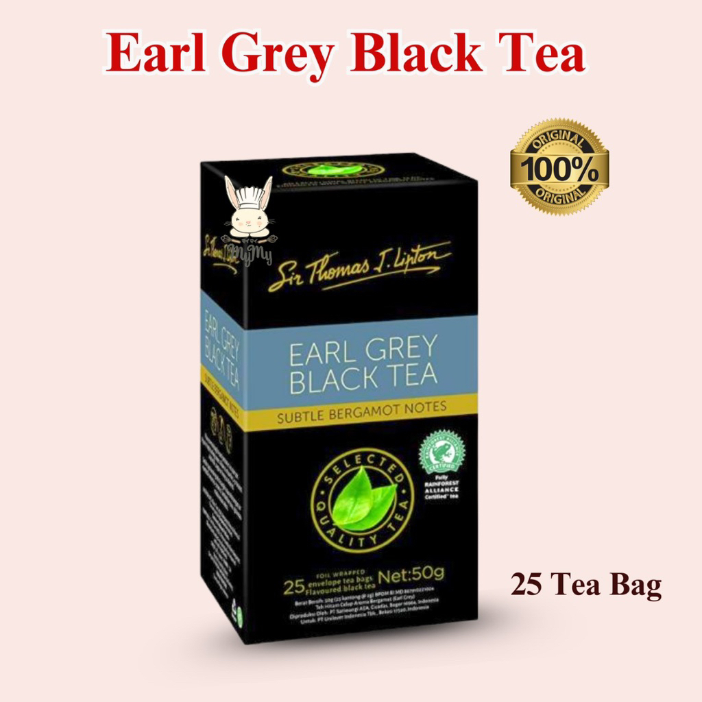 Earl Grey Black Tea ( 25 Tea Bag ) Lipton