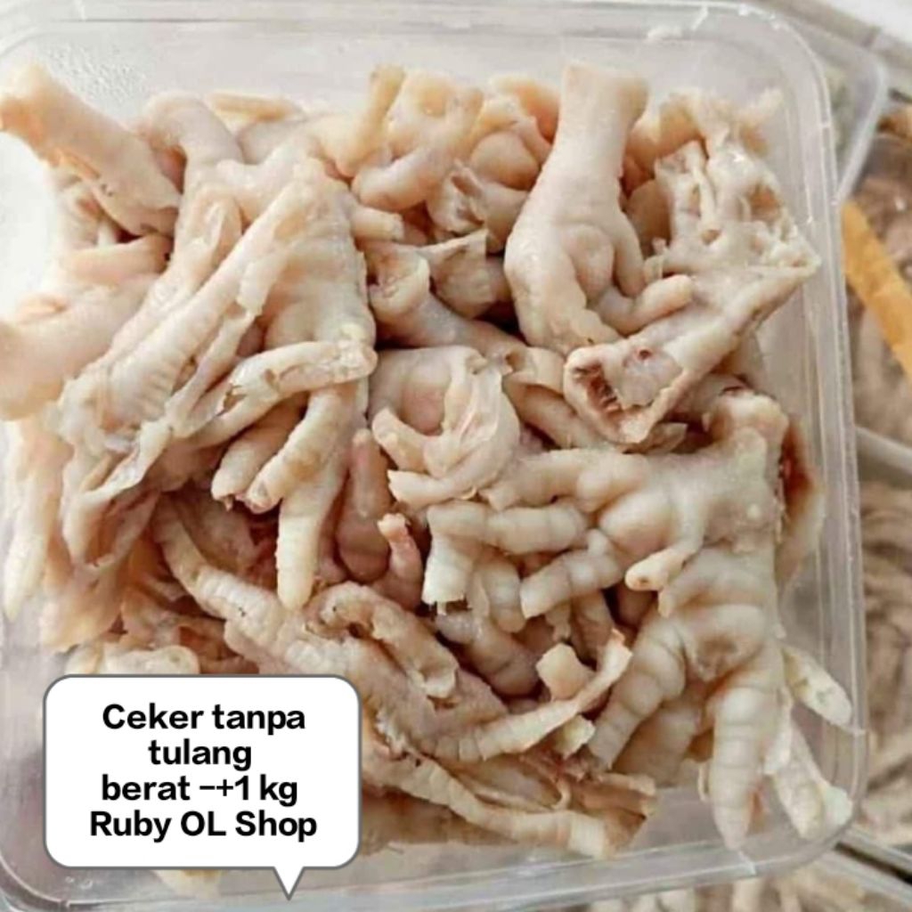 

Ceker Tanpa Tulang Berat -+1 kg