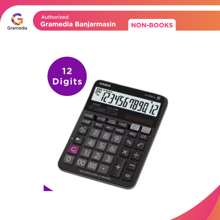 

Gramedia Banjarmasin - Casio Calculator Dj-120Dplus