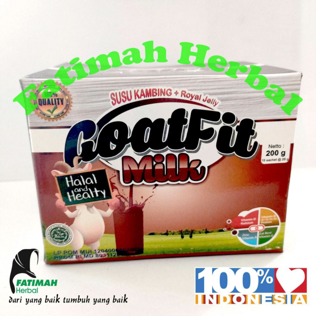 

Goatfit Milk Cokelat Sachet 10 x 20 gr CV. Syifa