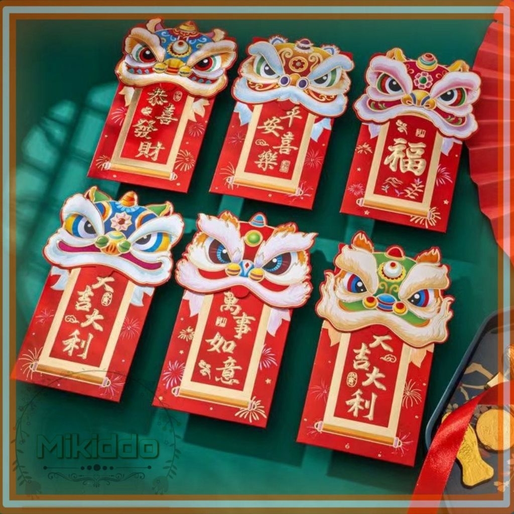 

Angpau imlek panjang 3D angpao unik