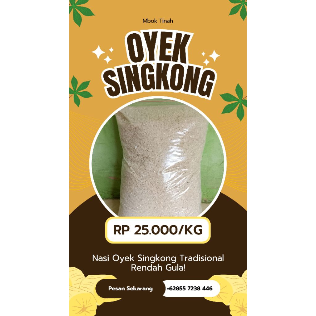 Nasi Oyek Singkong Mbok Tinah Premium