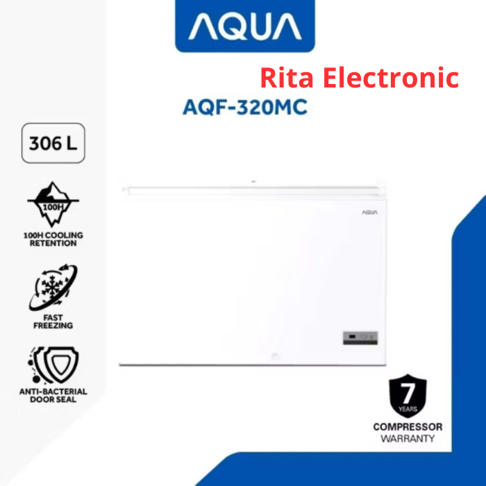 Frizer Box Aqua Kapasitas 306 Liter AQF-320MC