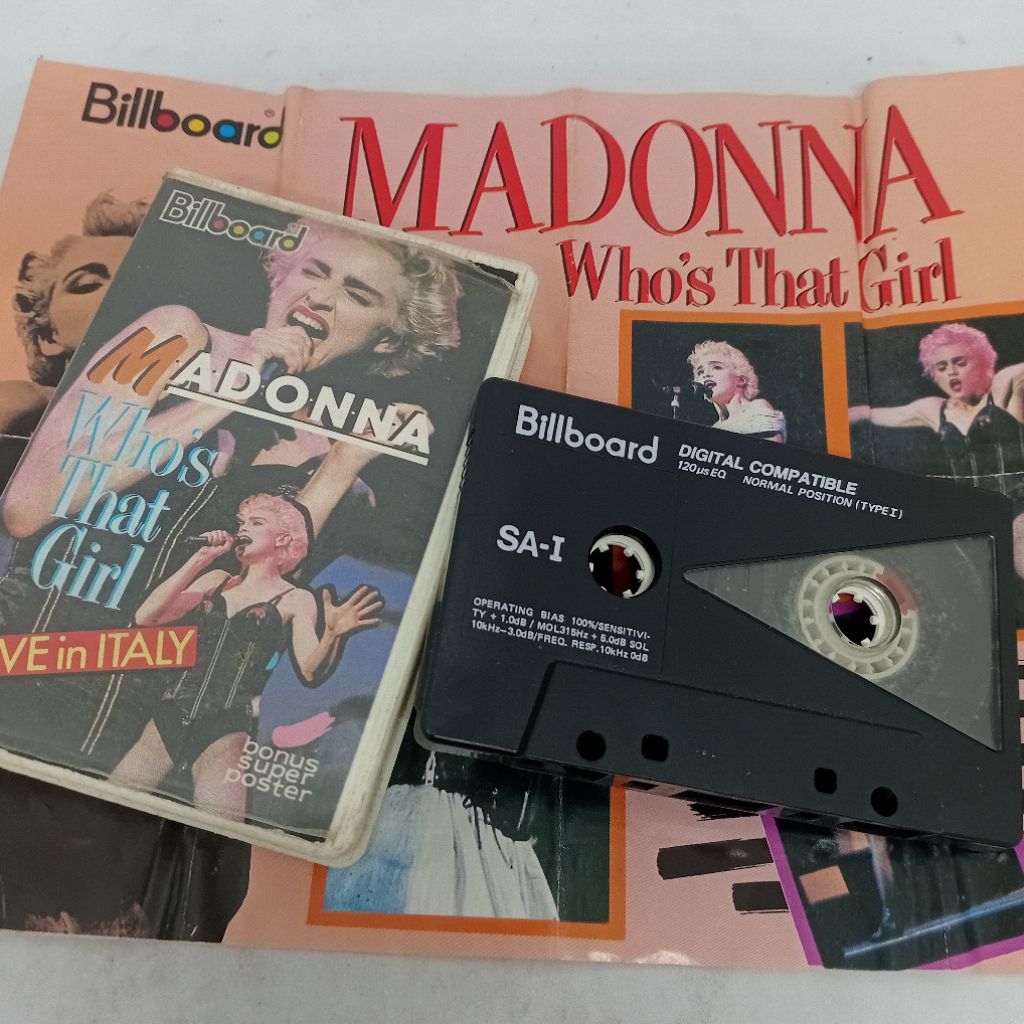 Kaset Pita Madonna Live in Italy