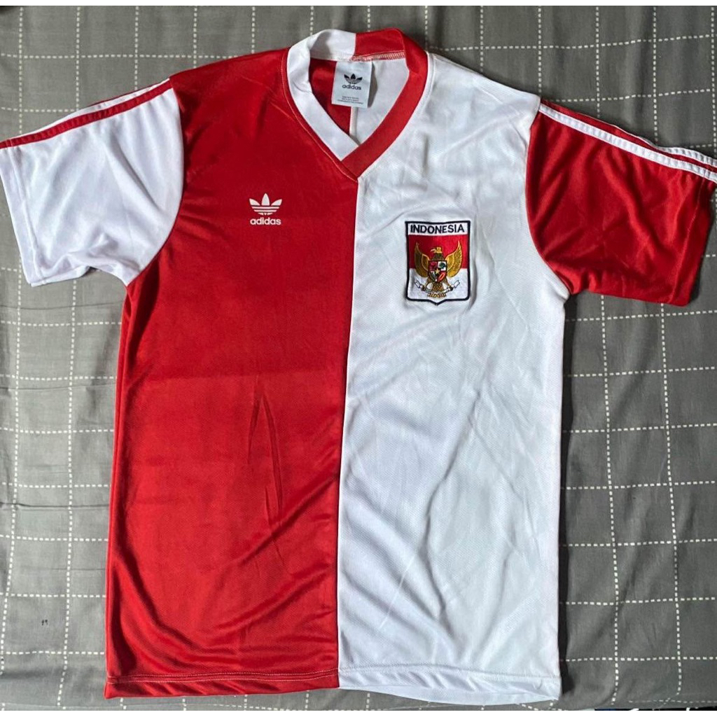 (RARE) JERSEY RETRO VINTAGE TIMNAS INDONESIA 1988 PIALA KEMERDEKAAN