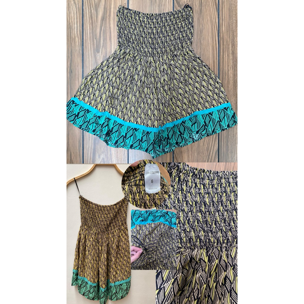 Dress batik anak model kemben