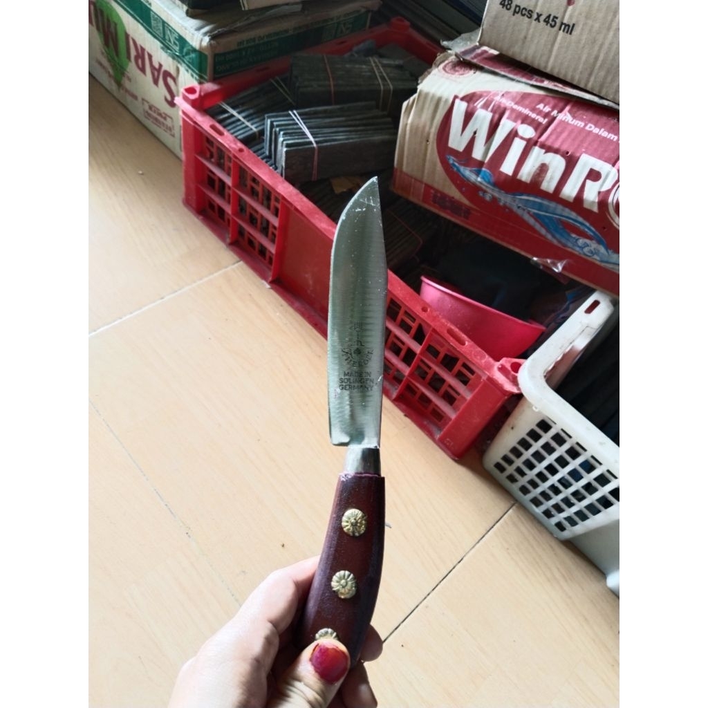 pisau herder soligen Germany pisau cap garfu pisau set+-23cm sarung kulit