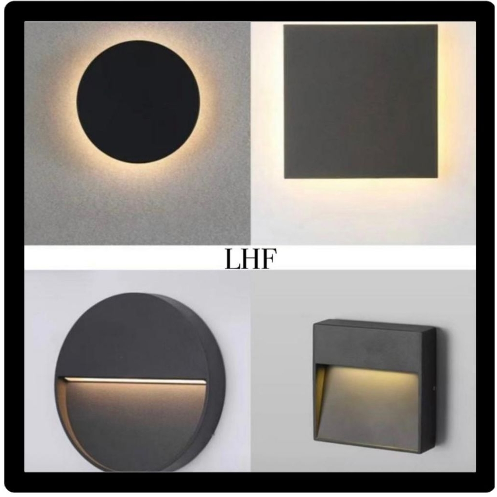 Lampu Dinding Outdoor Minimalis Waterproof Lampu Tiang Teras/Pagar